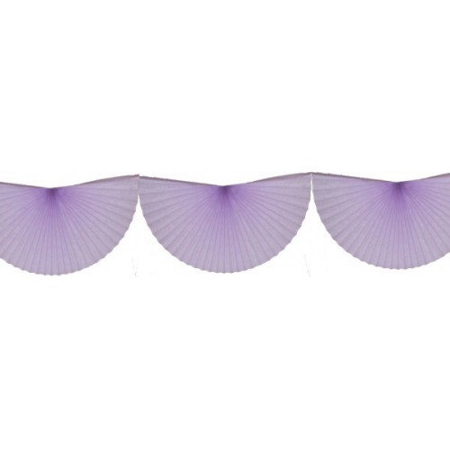 Lavender Bunting Fan Garland