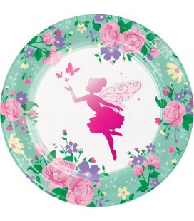 Floral Fairy Dinner Plates