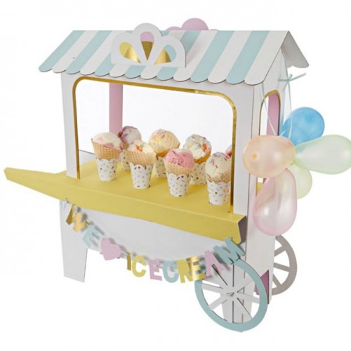 Ice Cream Cart Centerpiece