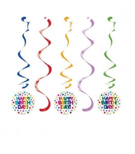 Metallic Rainbow Danglers