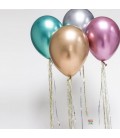 Ballon Latex Chromé Argent