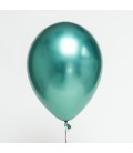 Ballon Latex Chromé Vert