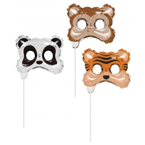 3 Animal Ballon Masks Photobooth