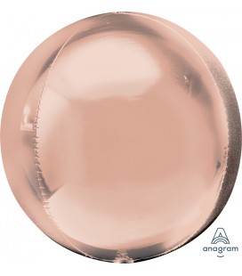 Silberner Orbz Folienluftballon