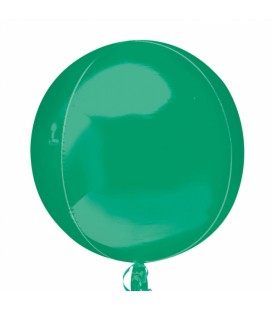 Silberner Orbz Folienluftballon