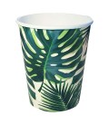 Tropical Palm Leaves Large Plates