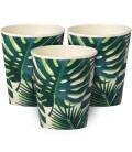 Tropical Palm Leaves Large Plates