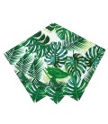 Serviettes Cocktail Feuilles Tropicales de Palmier