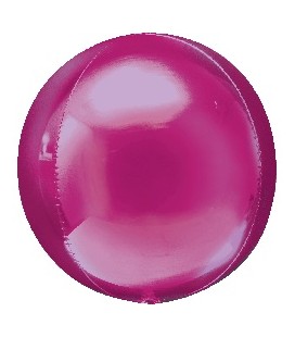 Silberner Orbz Folienluftballon