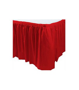 Jupe de Table Rouge