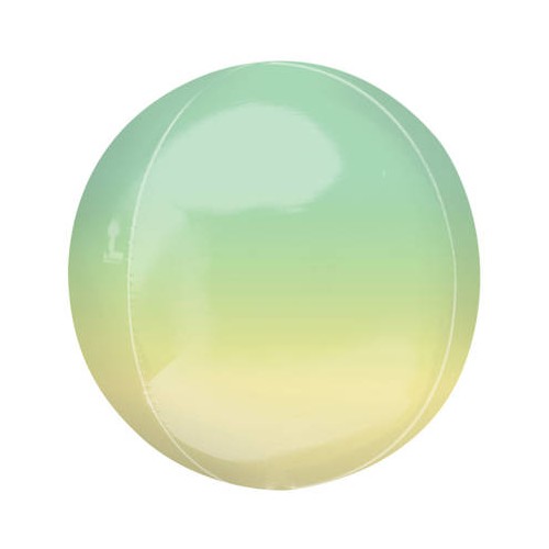 Silver Sphere Orbz Foil Balloon