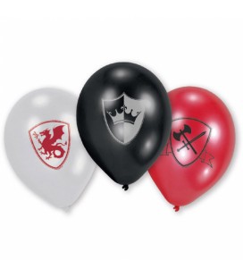 6 Knight & Dragon Luftballons