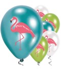 6 Flamingo Luftballons