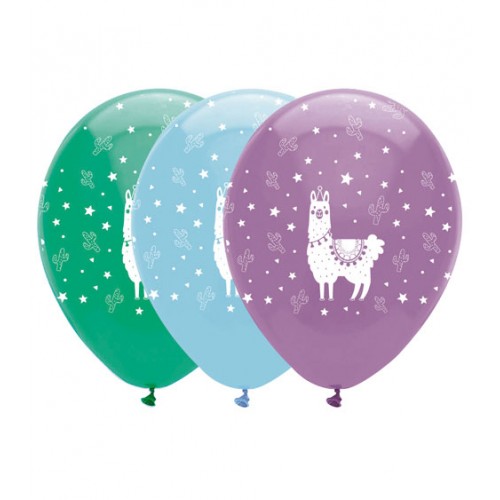 6 Lama Balloons