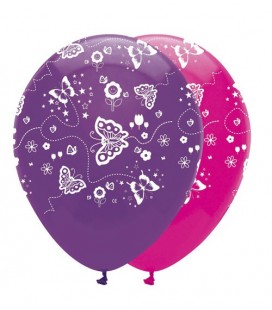 6 Butterfly Luftballons