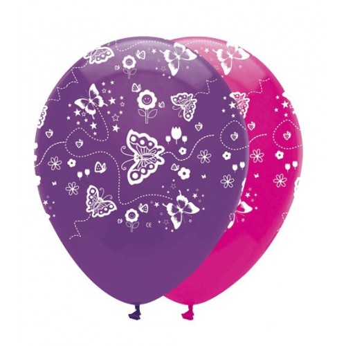 6 Ballons Papillons