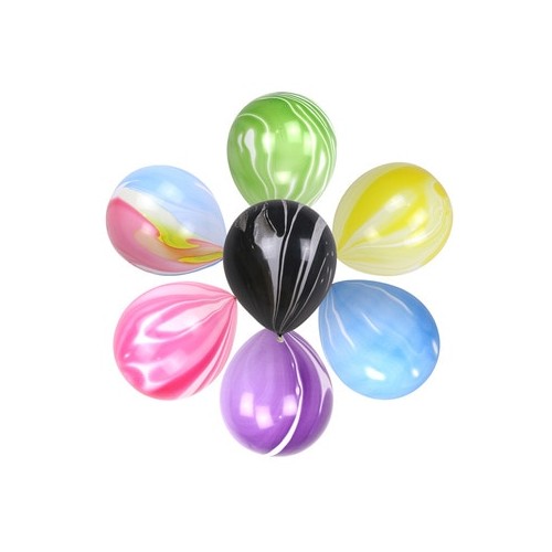 8 Ballons Marbrés