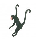 1 Green Wooden Hanging Monkey