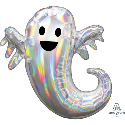 Iridescent Ghost Foil Balloon