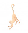 1 Gold Wooden Hanging Monkey