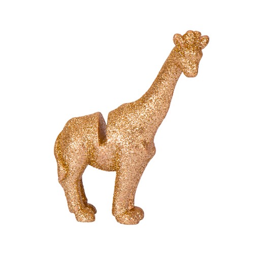4 Marque-Place Girafe Paillettes Dorées