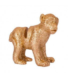 4 Gold Glitter Monkey Place Card Holder