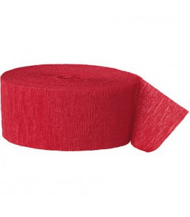 Red Crepe Streamer