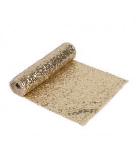 Gold Sequins Table Runner