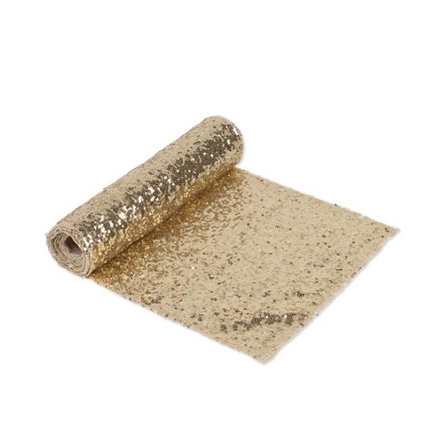 Gold Sequins Table Runner