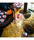 Chemin de Table Paillettes Or