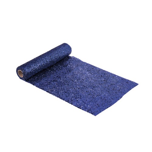 Midnight Blue Glitter Table Runner