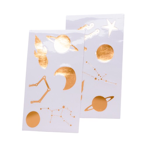 Gold Astronaut Stickers