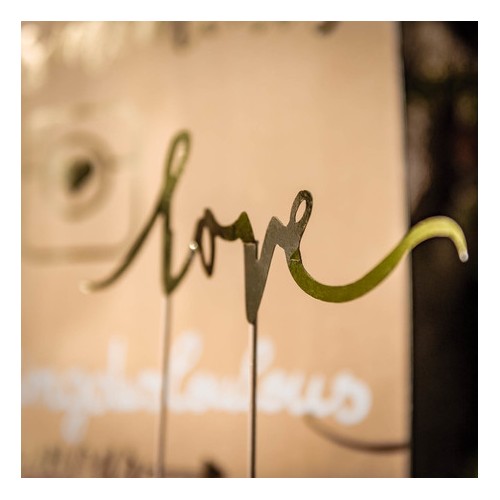 Gold Love Cake Topper