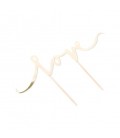Gold Love Cake Topper