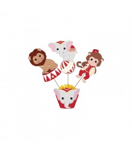 Vintage Circus Cake Toppers