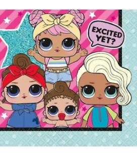 Petites Serviettes Poupées LOL Surprise!