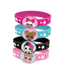 4 Bracelets Poupées LOL Surprise!