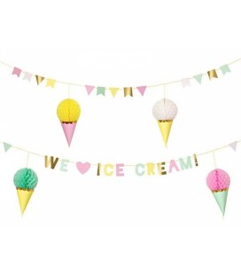 We Love Ice Cream Garland