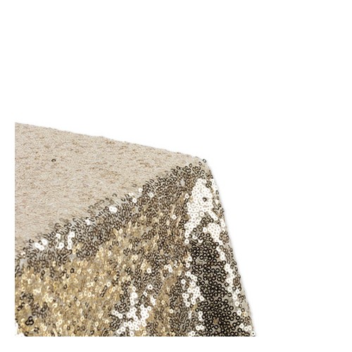 Gold Square Sequins Table Cover