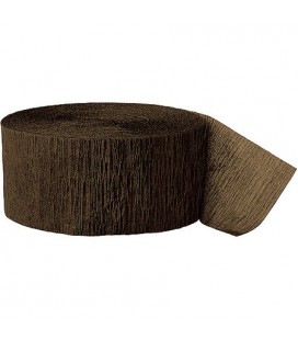 Brown Crepe Streamer