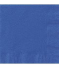 20 Royal Blue Lunch Napkins