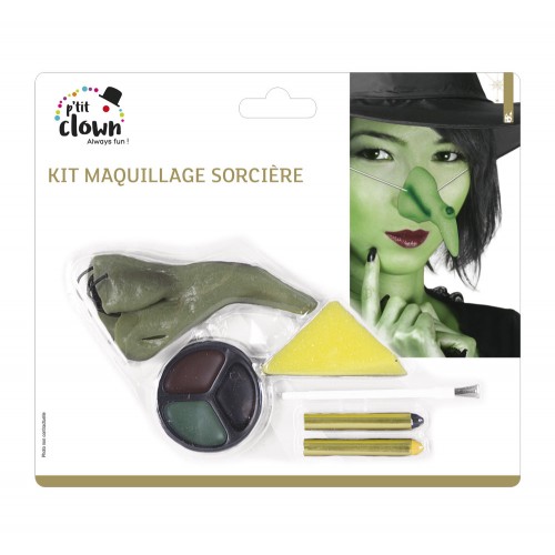 Kit déguisement & maquillage Sorcière