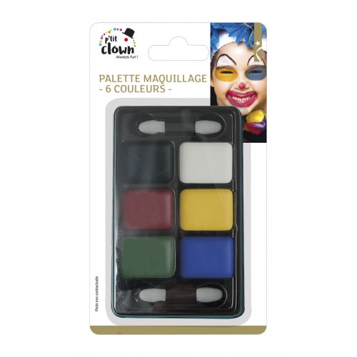 Greasepaint Palette 6 colors