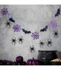 Guirlande Halloween Araignées & Chauve-Souris