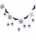 Bats & Spiders Halloween Party Garland