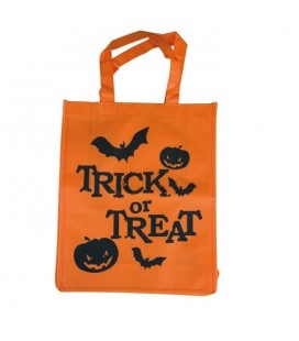 Orange Halloween Vliestasche