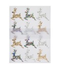 Glittering Reindeer Stickers