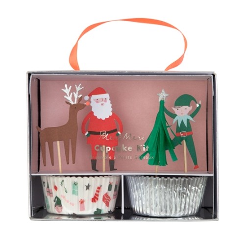 Kit pour 24 Cupcakes de Noël