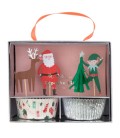 Kit for 24 Christmas cupcakes