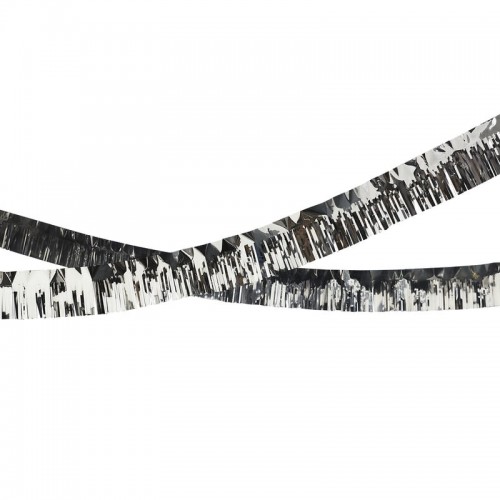 Silver Foiled Fringe Garland